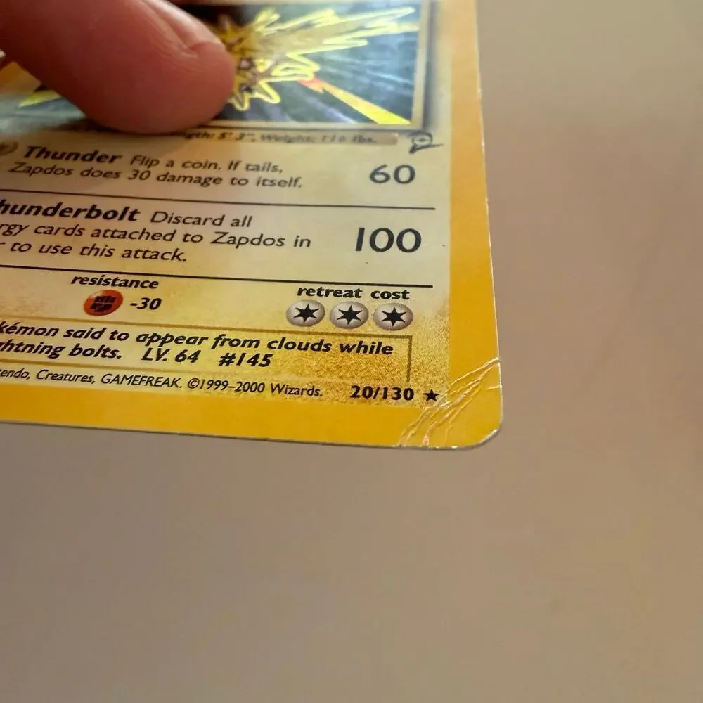 Zapdos 20/130 XY Evolutions Pokemon Card